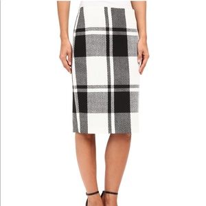 Vince Camuto Plaid Pencil Skirt